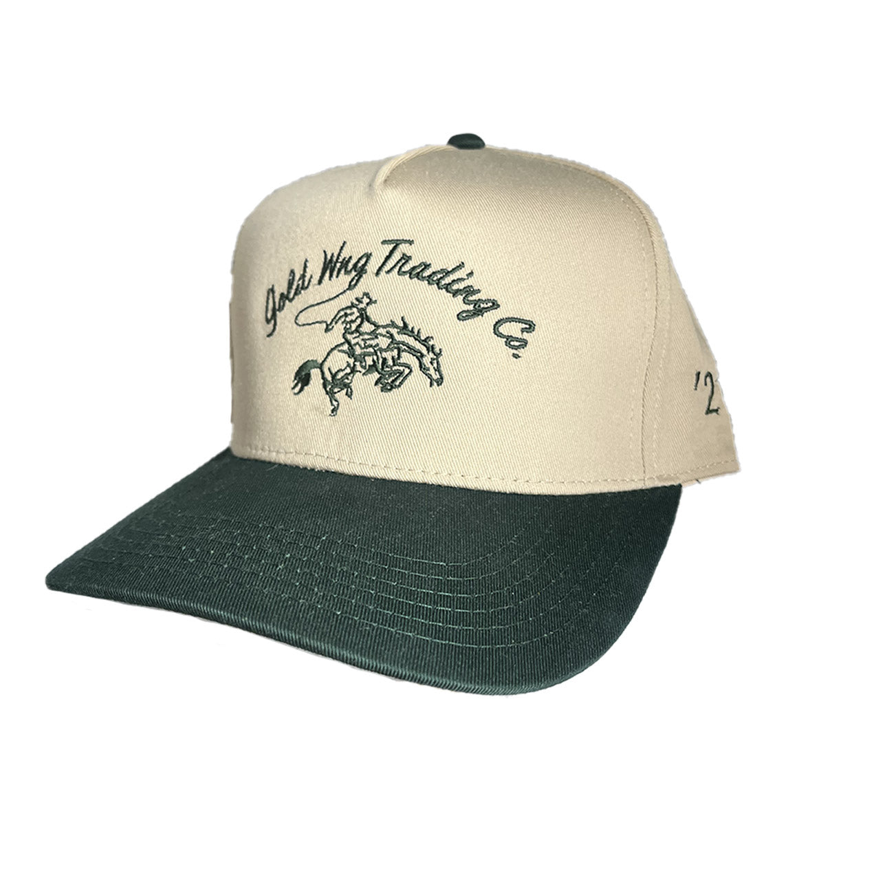 Staple Hat - Khaki/Forest Green