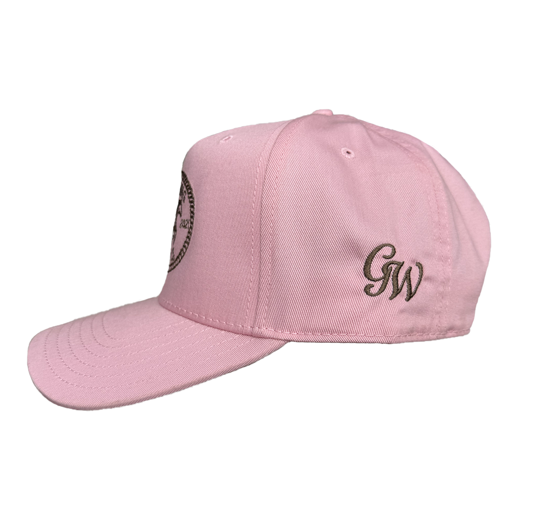 Lasso Hat / Pink & Chocolate