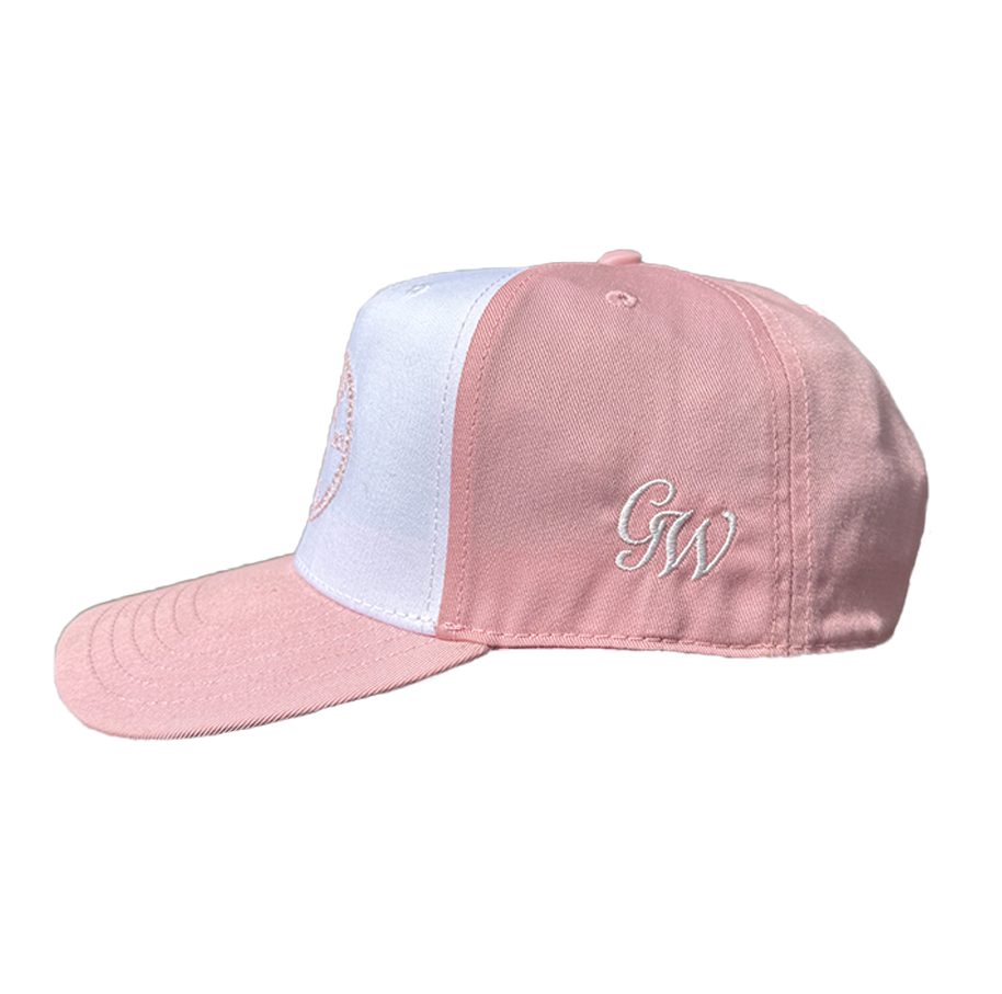 Lasso Hat / Candy Pink & White
