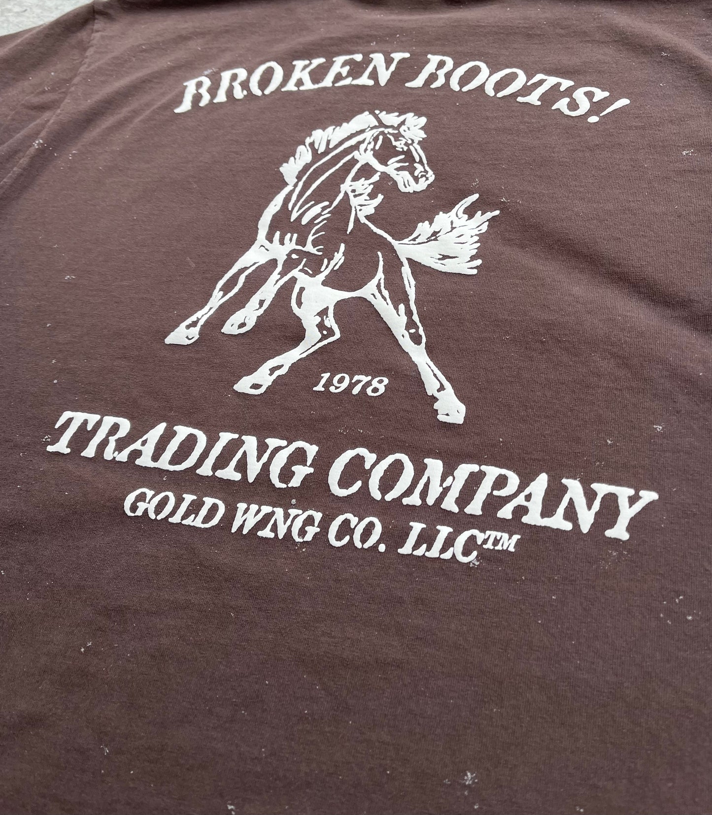 Broken Boots Tee in Mocha
