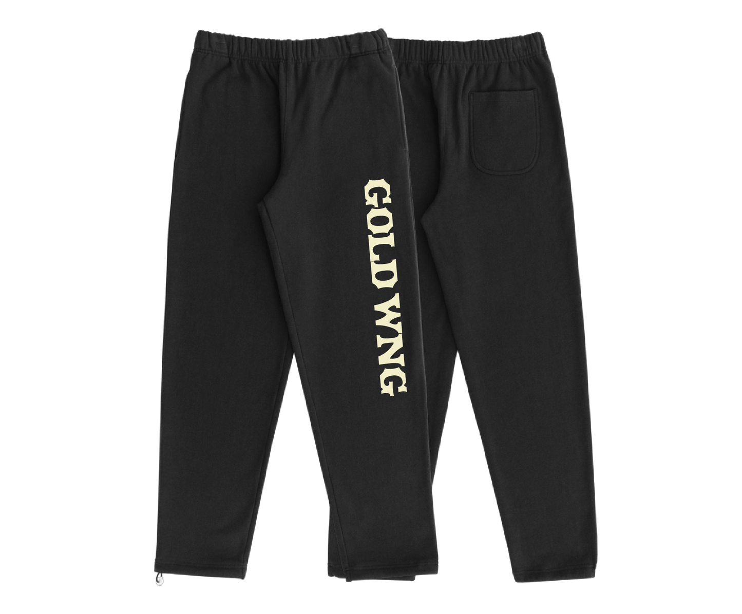 Logo Sweatpants in Black & Bone