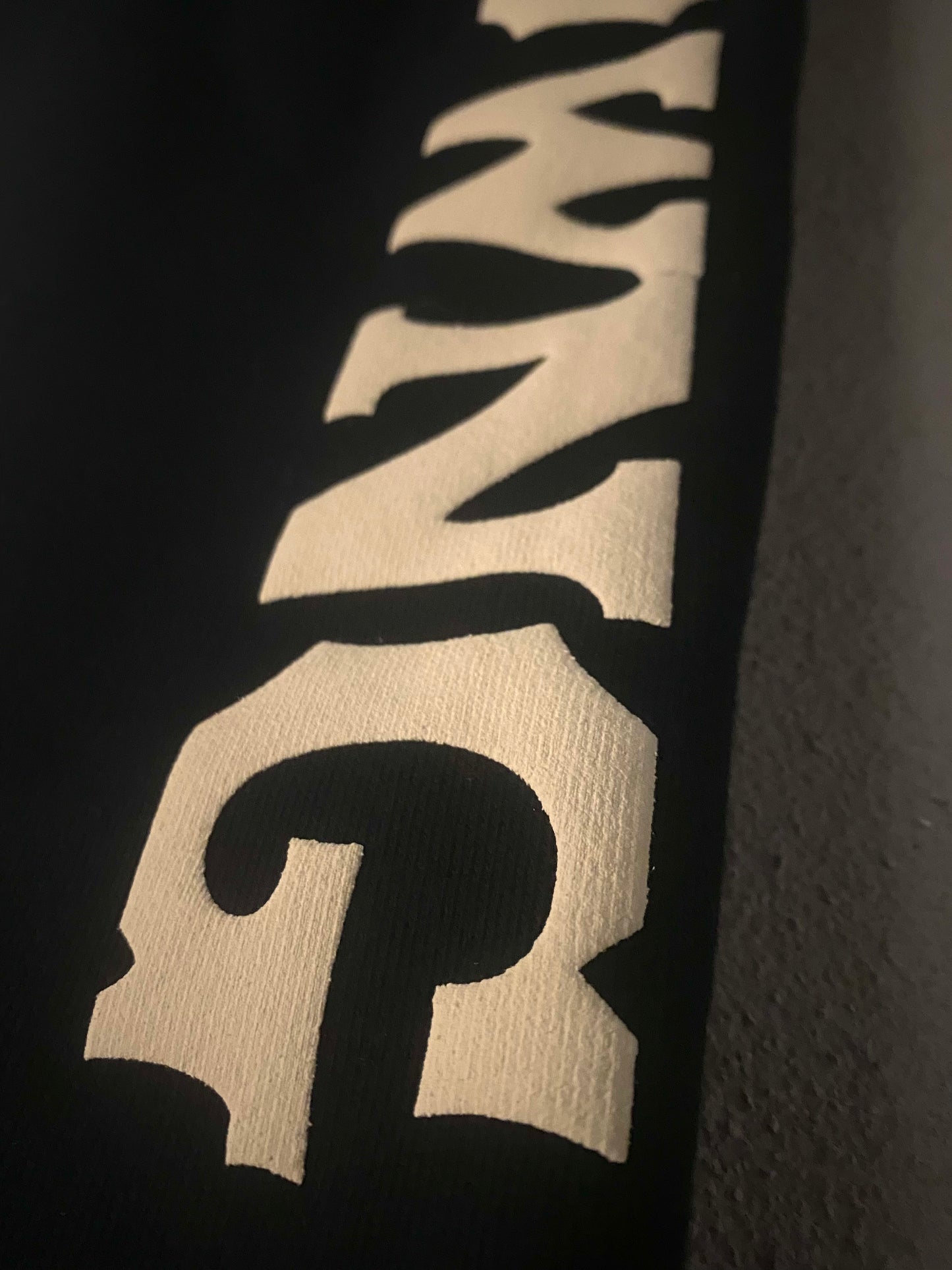Logo Sweatpants in Black & Bone