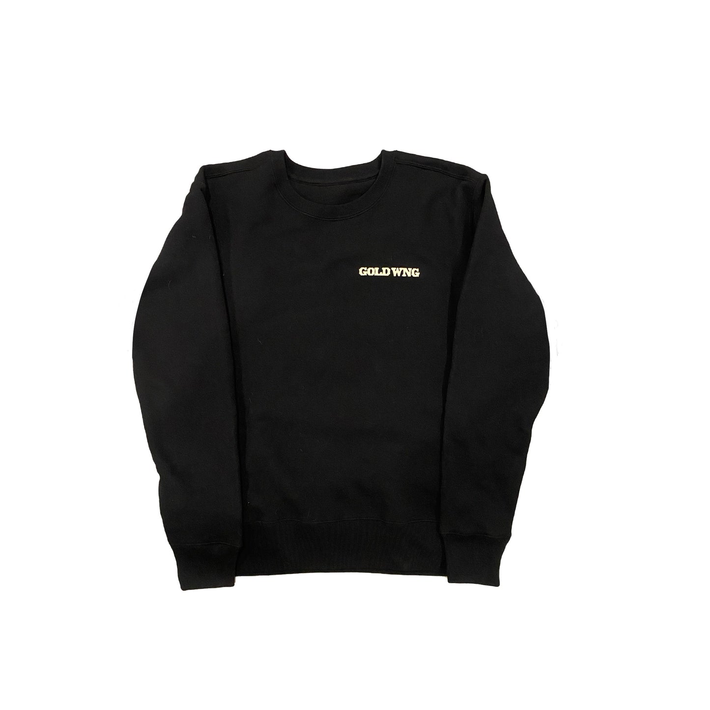 Circle Logo Crewneck in Black & Ivory