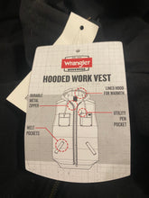 Load image into Gallery viewer, Wrangler Insulated Work Vest- Black

