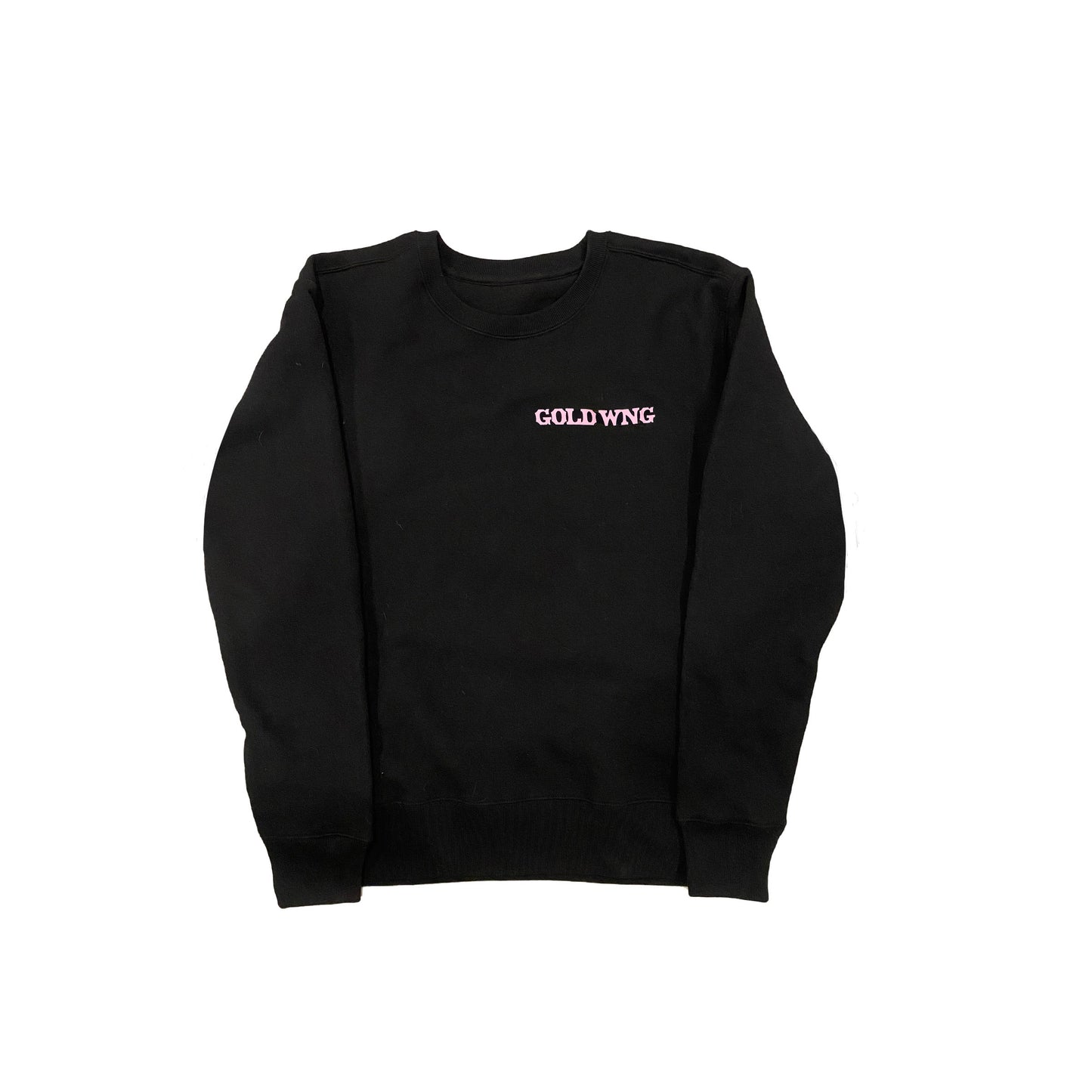 Logo Crewneck in Black & Pink